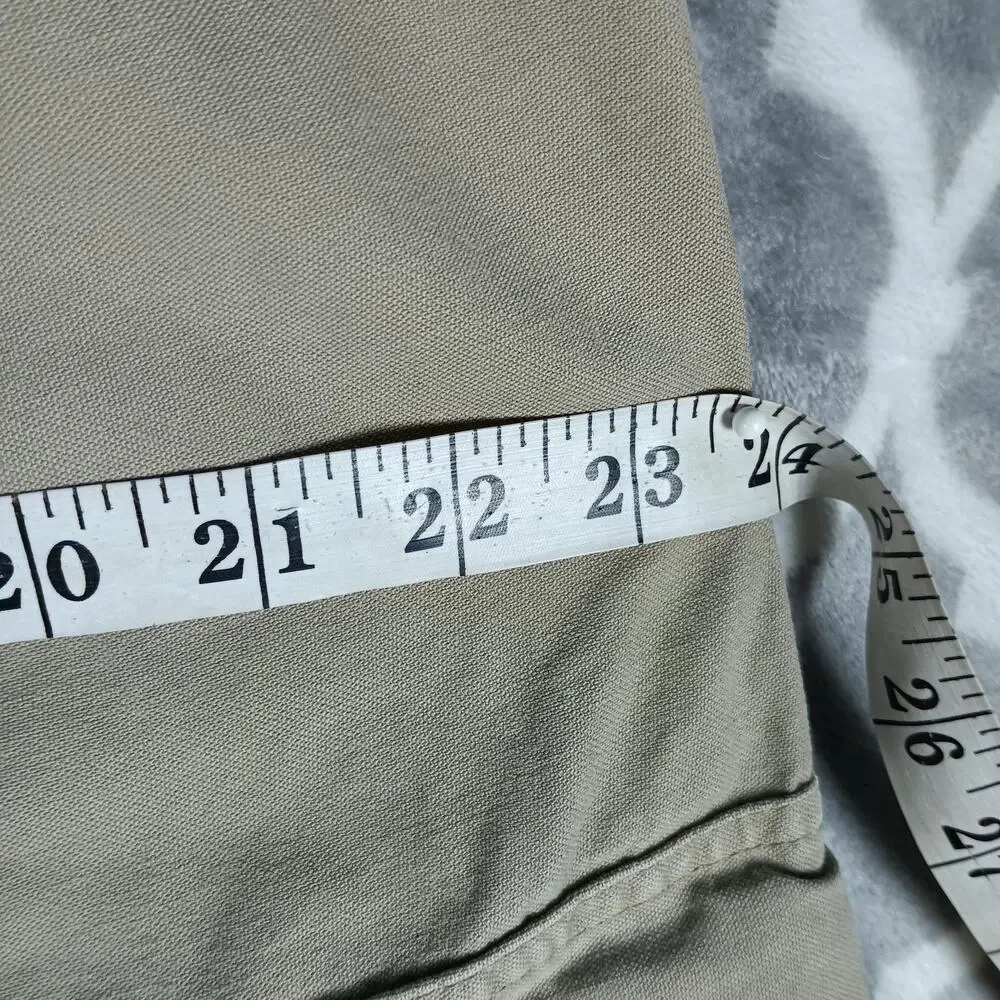 Levis Fatigue Cargo Pants Mens 33x30 Beige Cotton Relaxed Fit Canvas Rugged